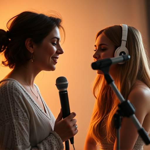 Billede af et interview med sangerinden Medina