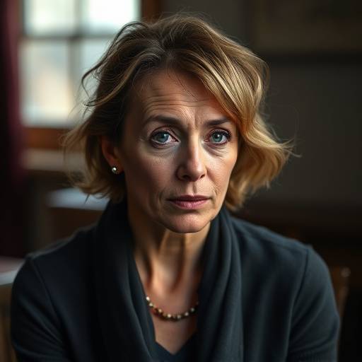 Billede af et interview med skuespillerinden Sofie Gråbøl